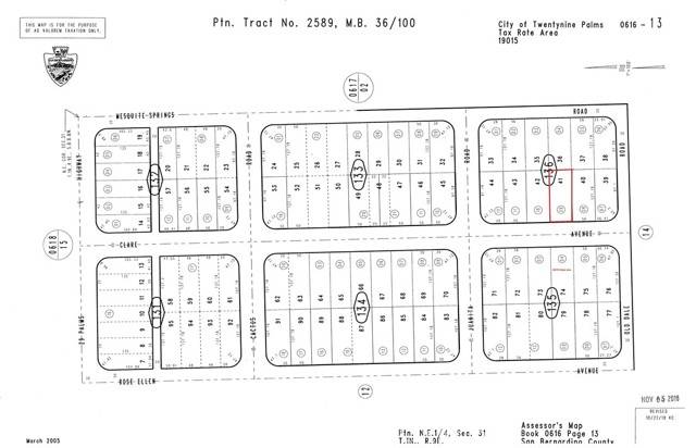 Twentynine Palms, CA 92277,0 Clare AVE