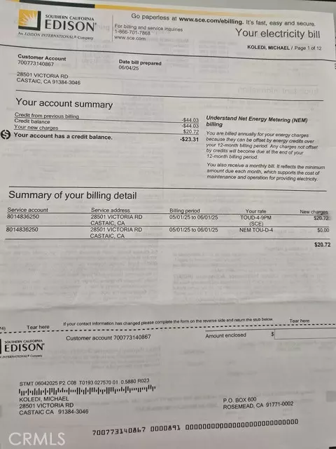 Castaic, CA 91384,28501 Victoria RD