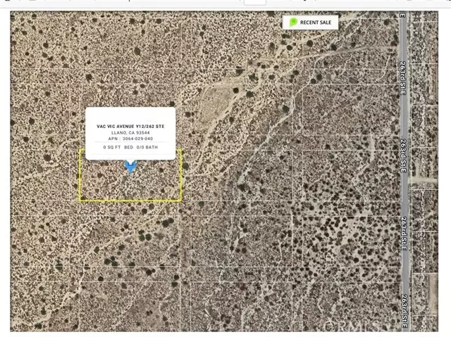 0 VIC AVE Y12 262 STE, Llano, CA 93544