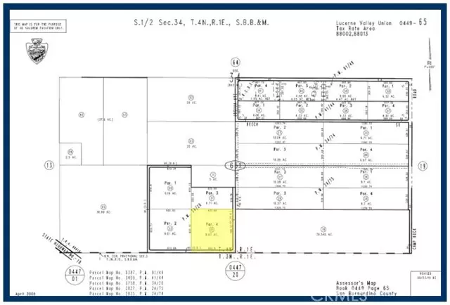 Lucerne Valley, CA 92356,8 AC Cheshire RD