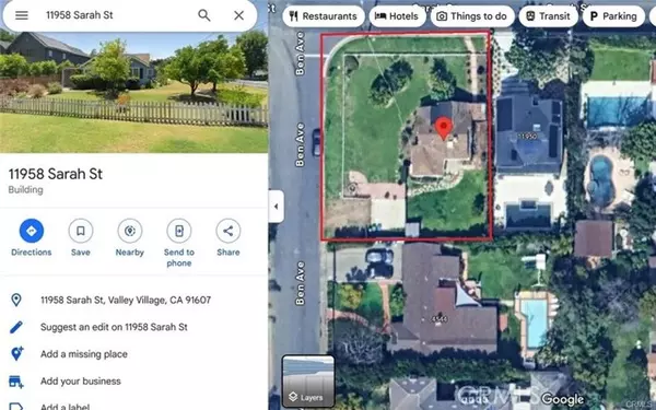 Valley Village, CA 91607,11958 Sarah ST