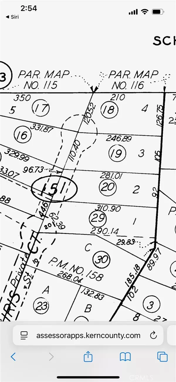 116 Parcel map, Bodfish, CA 93205