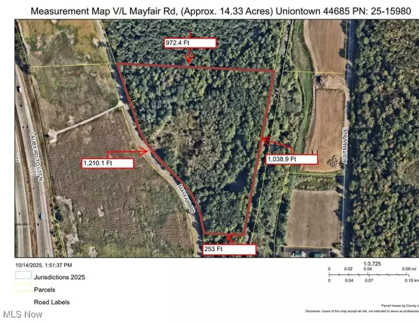 Uniontown, OH 44685,V/L 14.33 Acres Mayfair RD