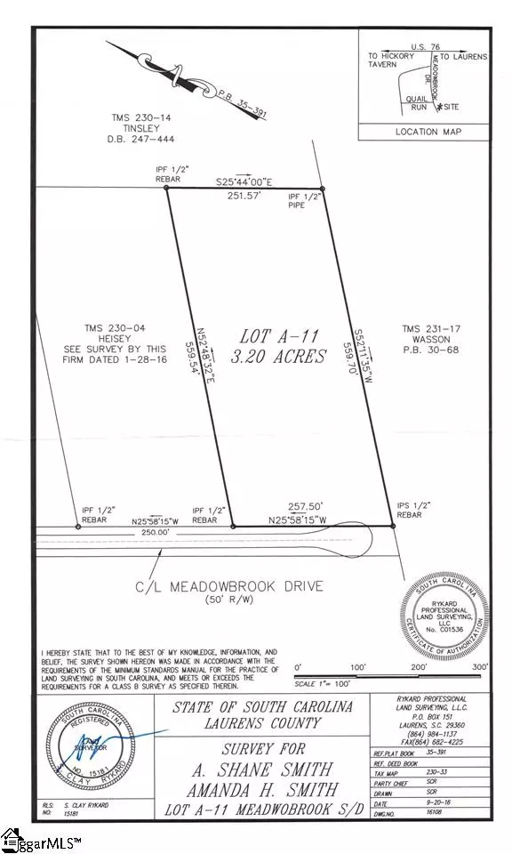 Laurens, SC 29681,Meadowbrook Drive