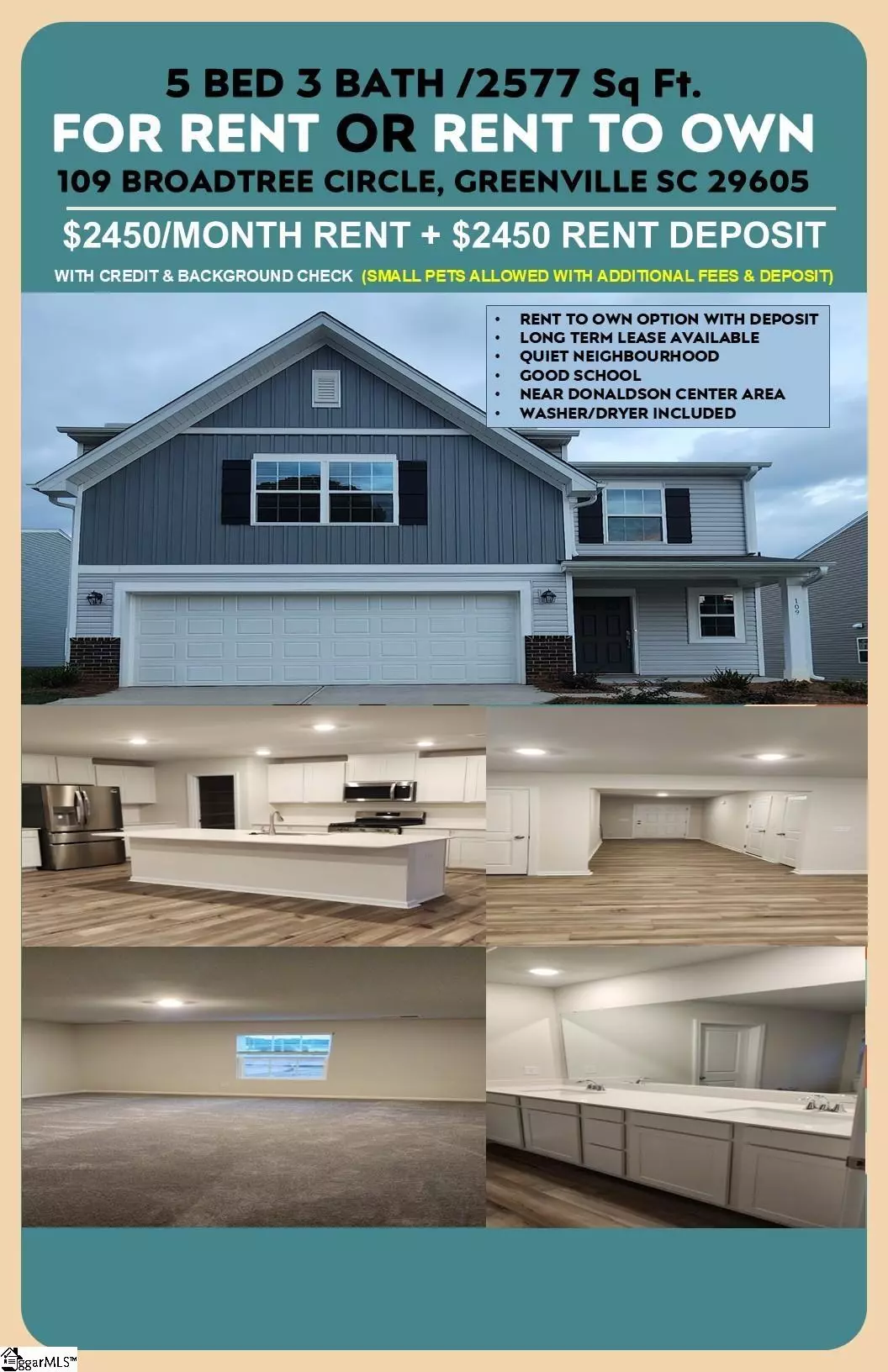 Greenville, SC 29605,109 Broadtree Circle