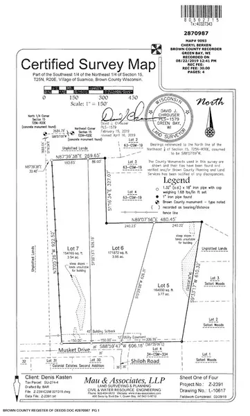 MUSKET DR #5, Suamico, WI 54173-7700