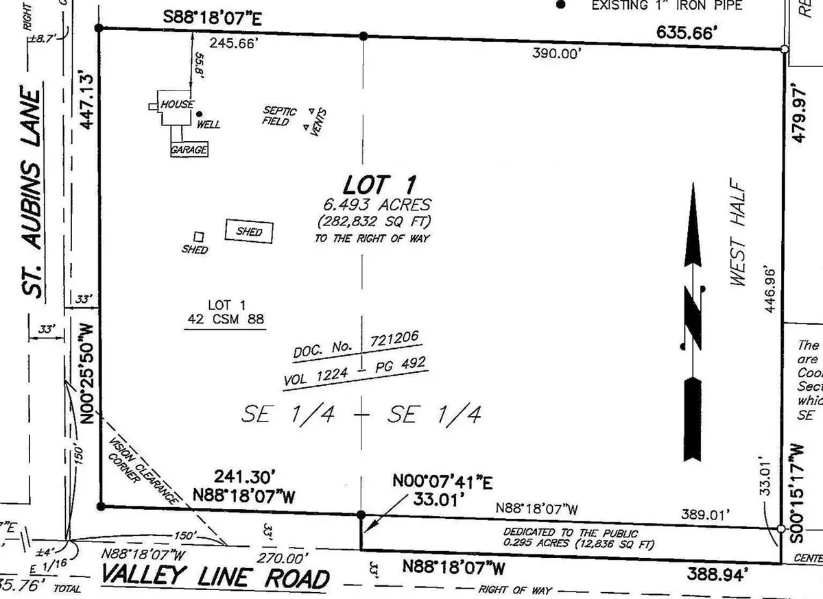 Oconto Falls, WI 54154-0000,ST AUBINS LN