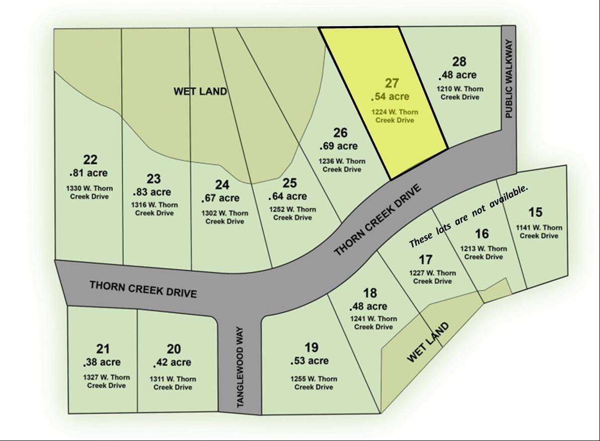 1224 W THORN CREEK DR #27, Hilbert, WI 54129
