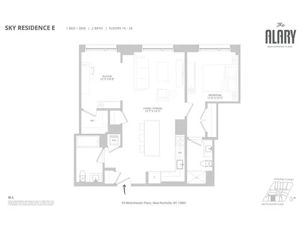 33 Westchester PL #16E, New Rochelle, NY 10801