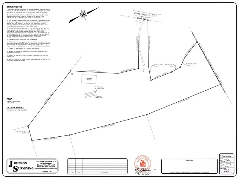 Creek RD, Pleasant Valley, NY 12569