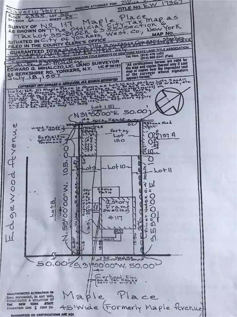 Yonkers, NY 10704,117 Maple PL
