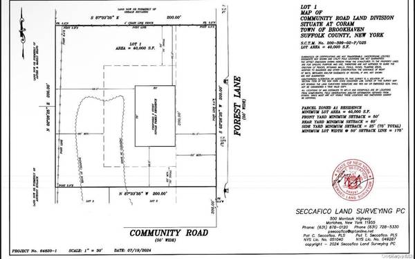 Lot # 1 Forest LN, Coram, NY 11727