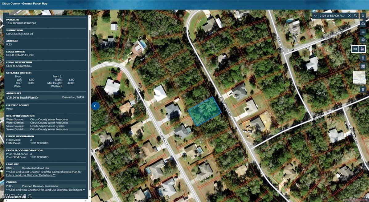 2124 W BEACH PLUM DR, Citrus Springs, FL 34434