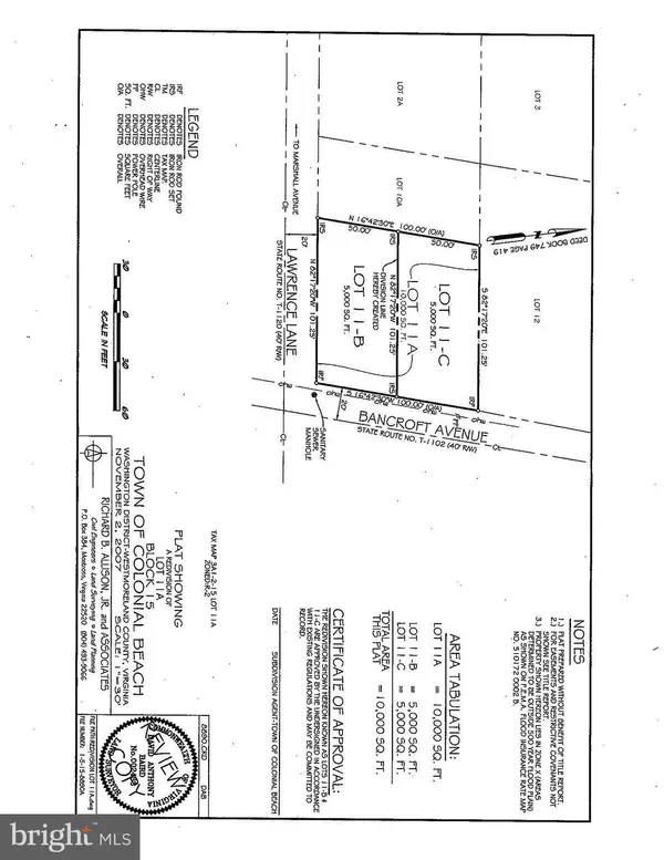 Colonial Beach, VA 22443,1229 BANCROFT LOT 11-B AVE