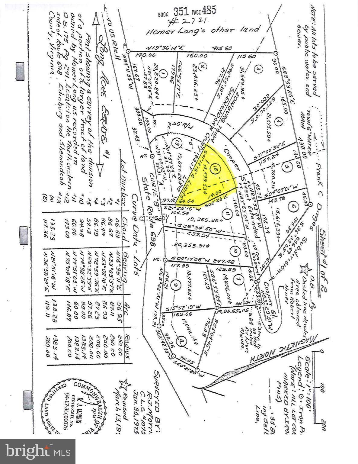 Edinburg, VA 22824,0-LOT 12 COOPER ST