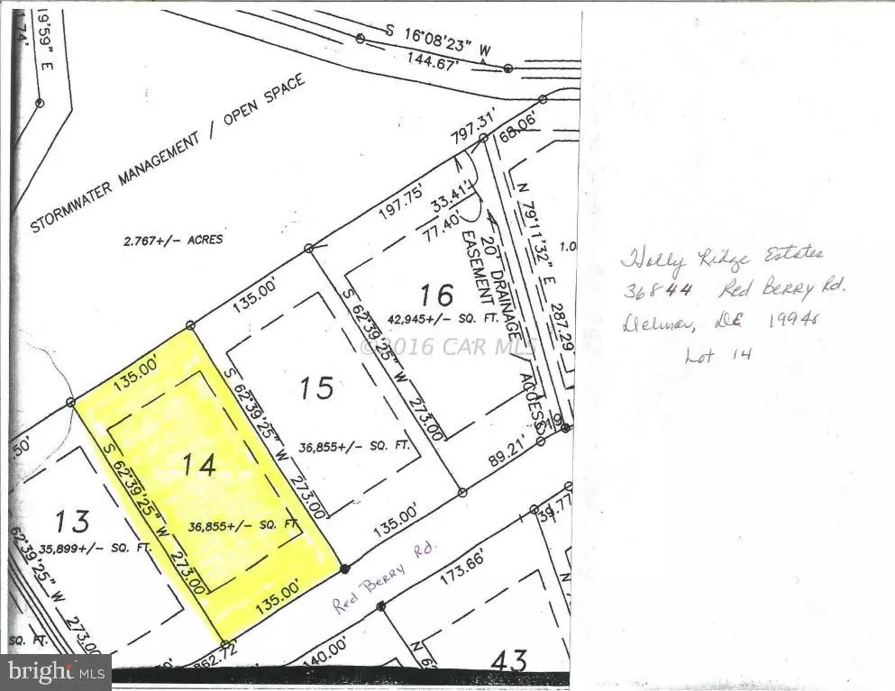 Delmar, DE 19940,36844 RED BERRY (LOT 14) RD