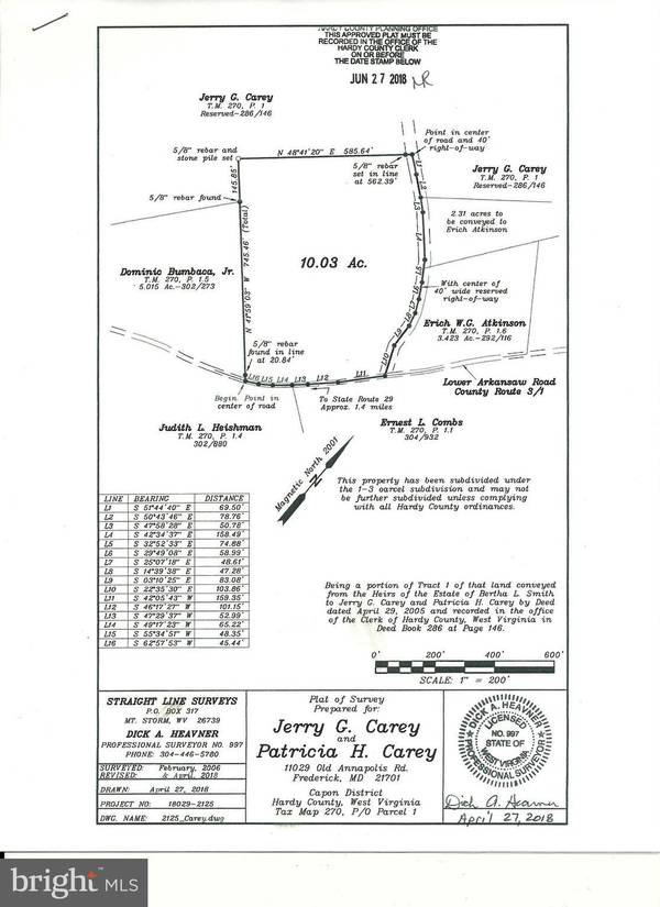 LOWER ARKANSAW ROAD, Baker, WV 26801