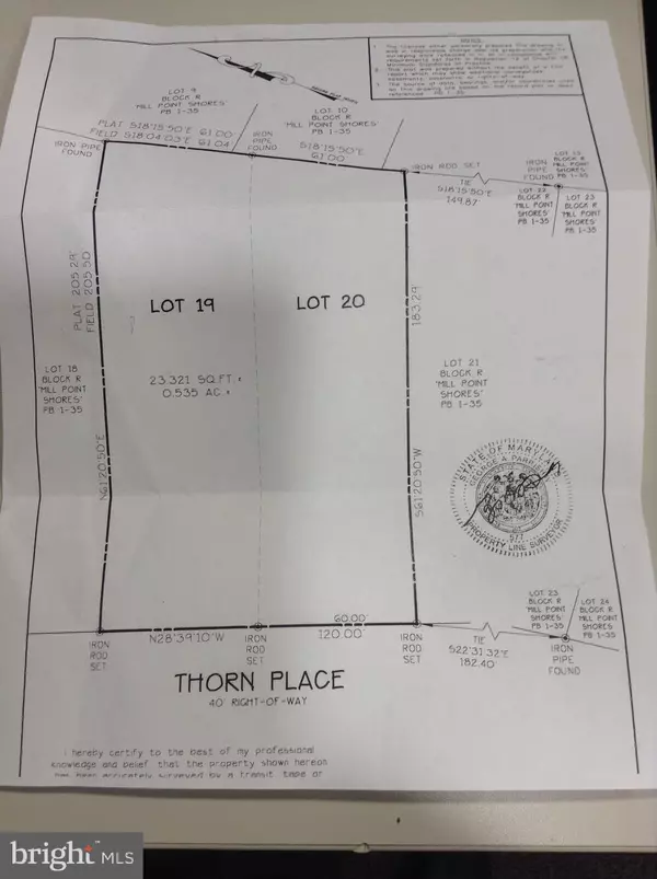 Chaptico, MD 20621,LOT 19 THORNE PL