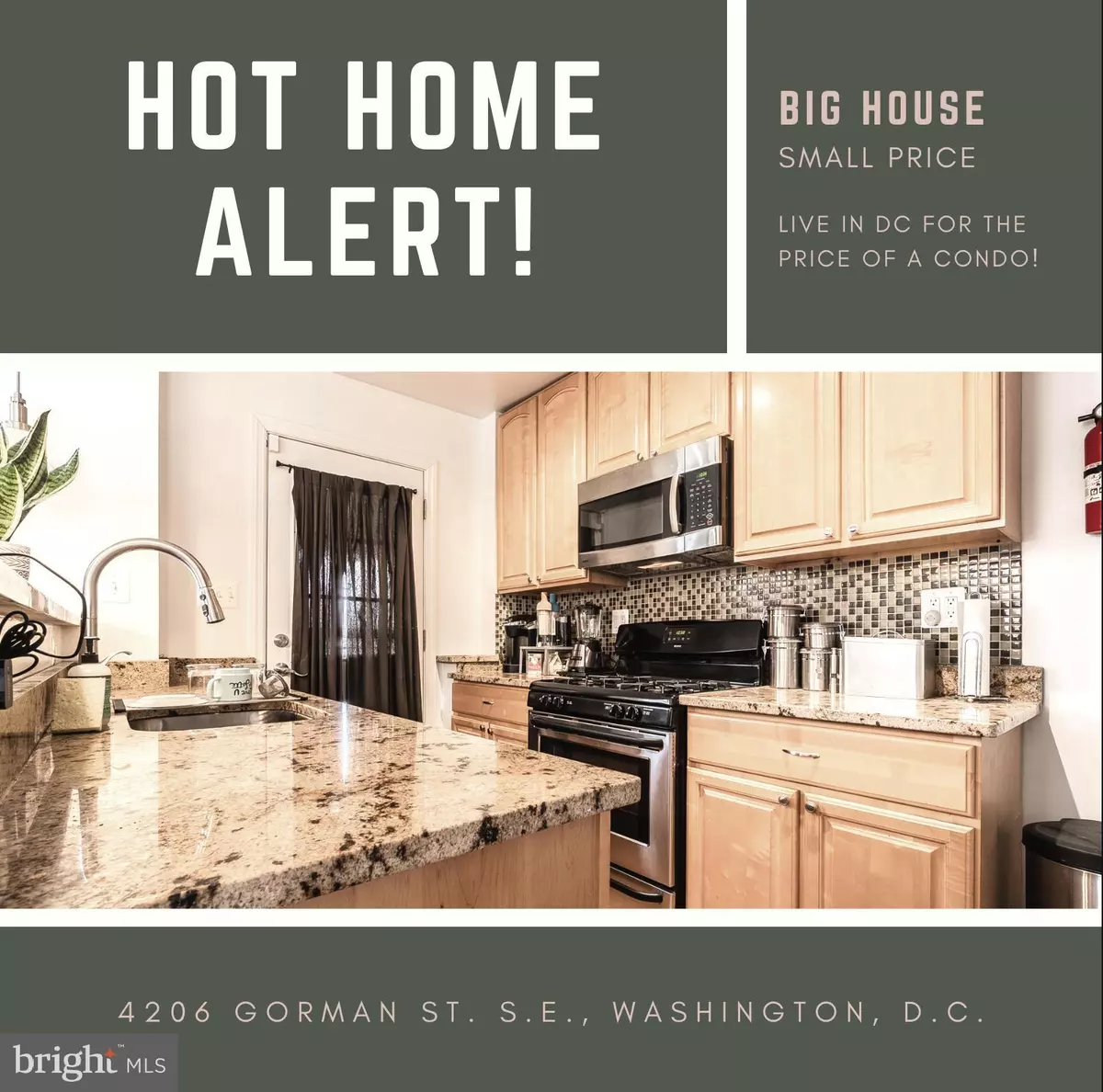 Washington, DC 20019,4206 GORMAN ST SE