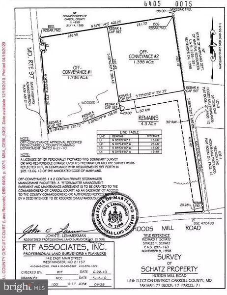 HOODS MILL RD, LOT # 2, Woodbine, MD 21797