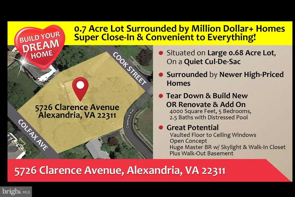 Alexandria, VA 22311,5726 CLARENCE AVE