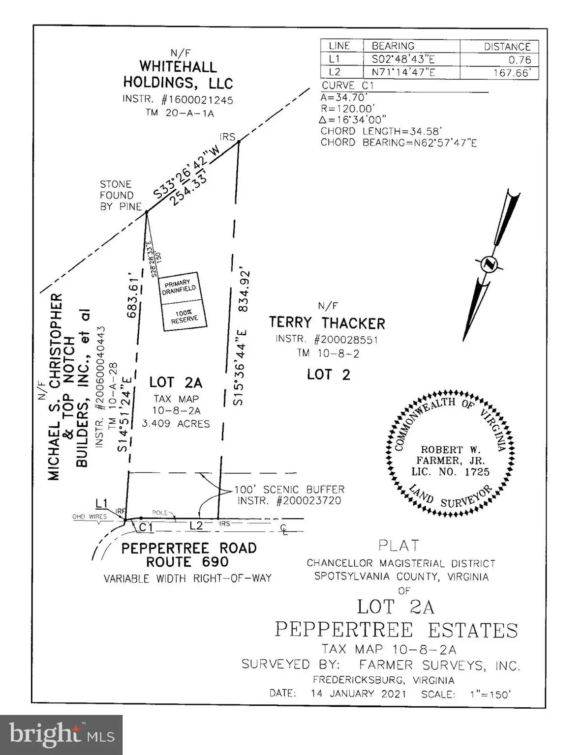 Spotsylvania, VA 22553,LOT 2A PEPPERTREE ESTATES PEPPERTREE RD