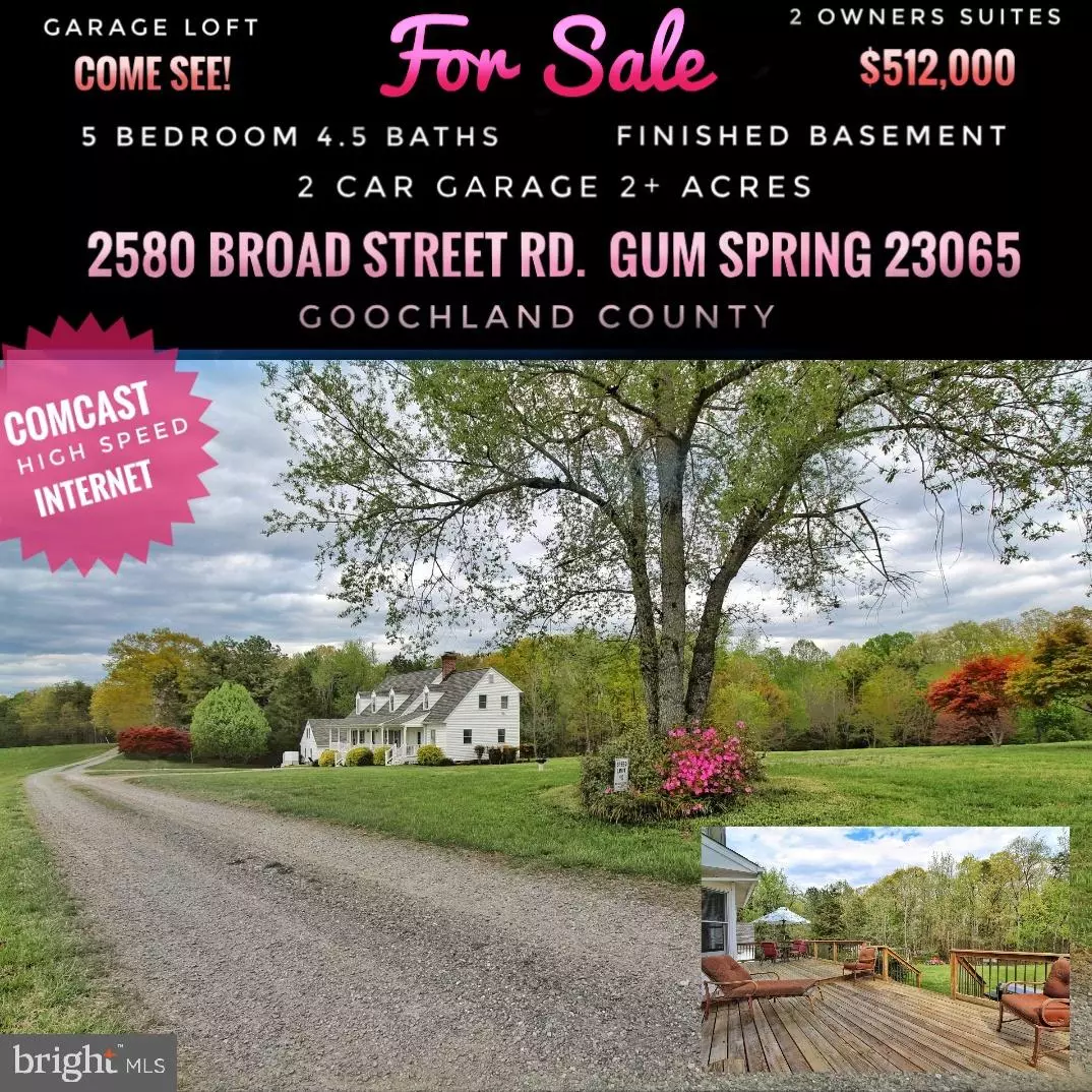 Gum Spring, VA 23065,2580 BROAD STREET RD