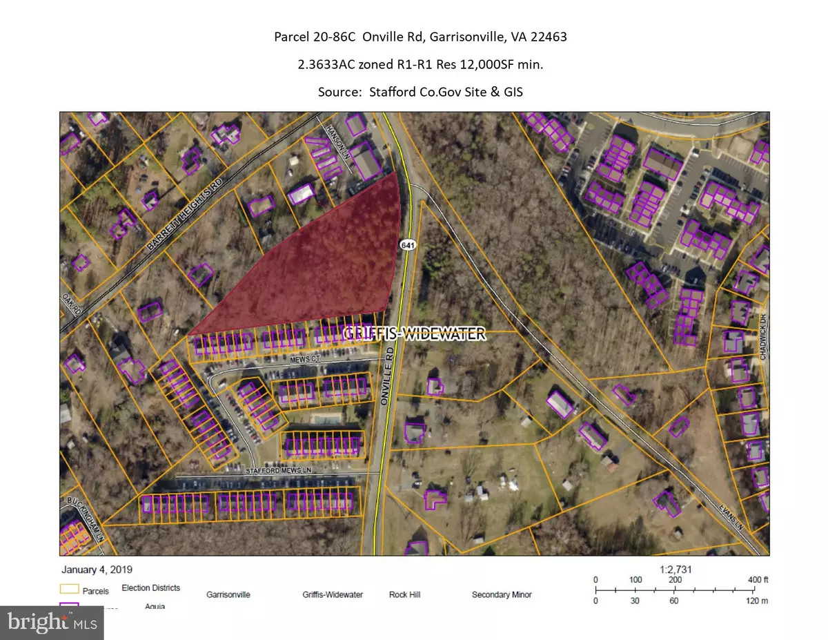 Garrisonville, VA 22463,ONVILLE RD, #PARCEL 20-86C