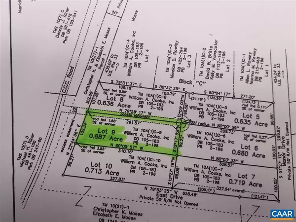 Gordonsville, VA 22942,9 OLD CC RD RD #LOT 9, BLOCK C