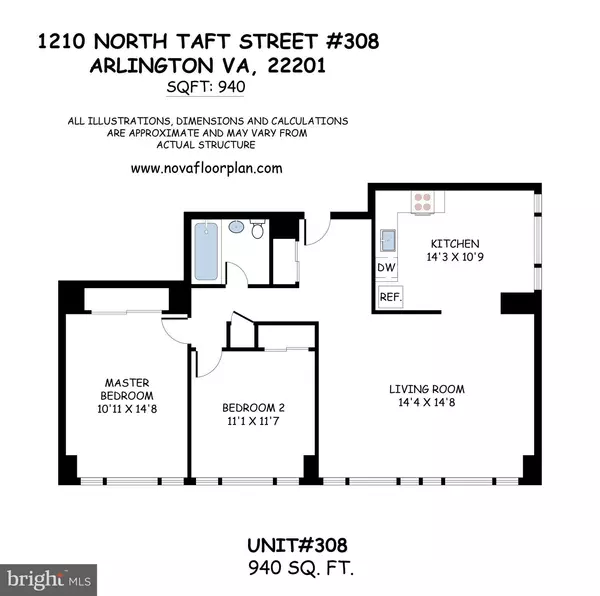 Arlington, VA 22201,1210 N TAFT ST #308