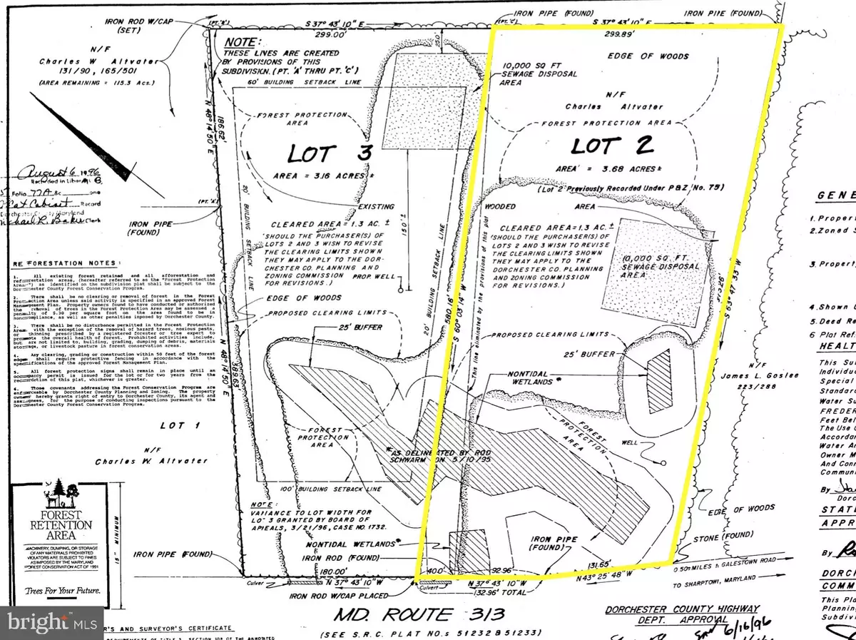 Rhodesdale, MD 21659,SHARPTOWN RD #LOT 2