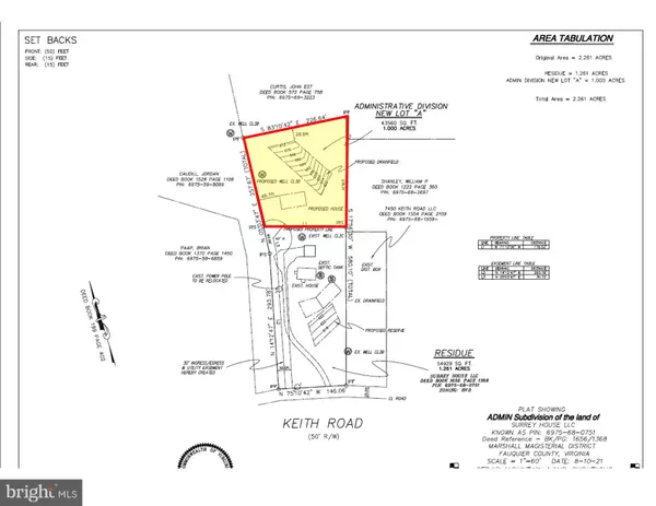 LOT 2 KEITH RD, Warrenton, VA 20186