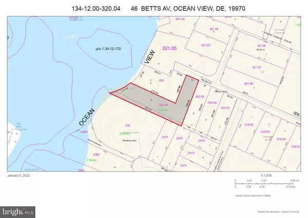 46 BETTS AVE, Ocean View, DE 19970