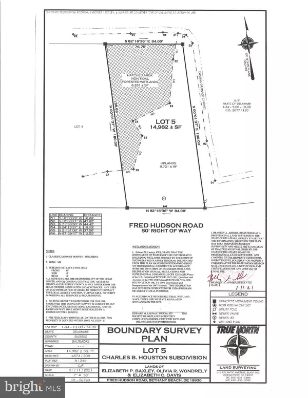 LOT 5 FRED HUDSON RD, Ocean View, DE 19970