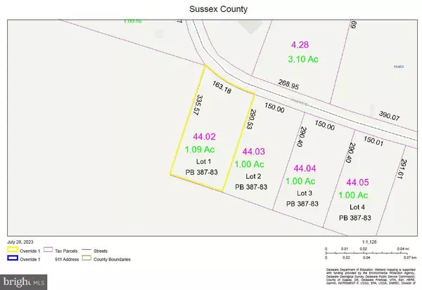 LOT #1 PARSONS ROAD, Georgetown, DE 19947