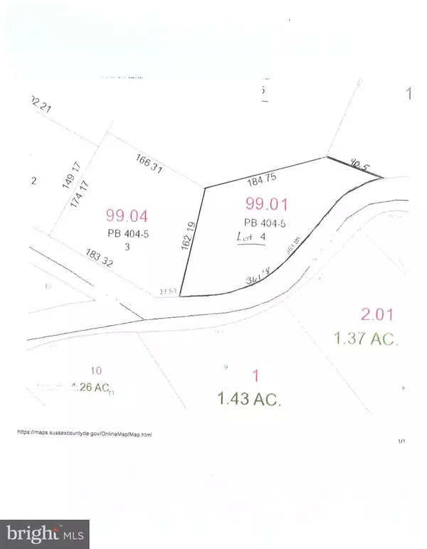 LOT 4 PINEWATER DR, Harbeson, DE 19951