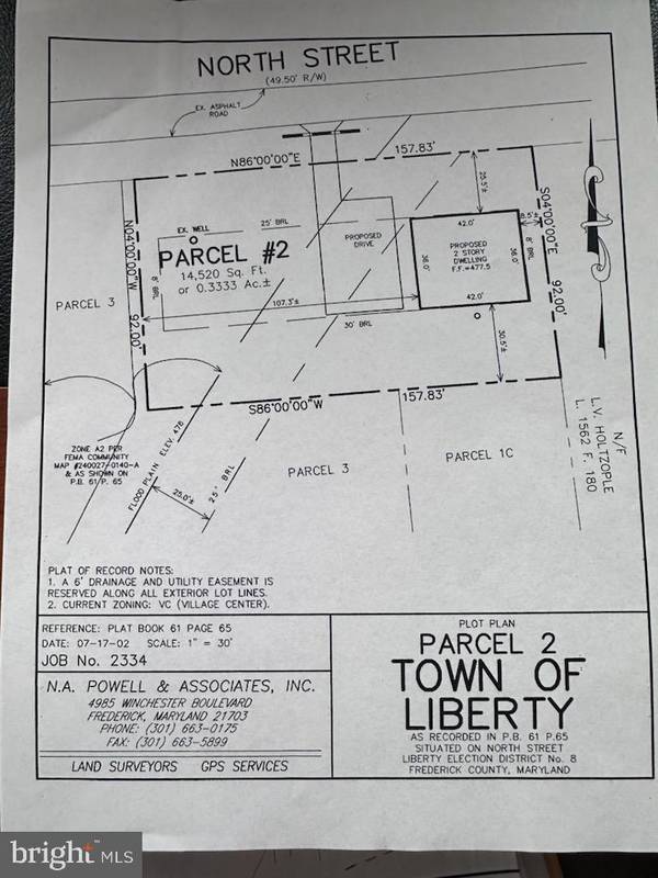 Libertytown, MD 21762,NORTH ST LOT .33 ACRES ST