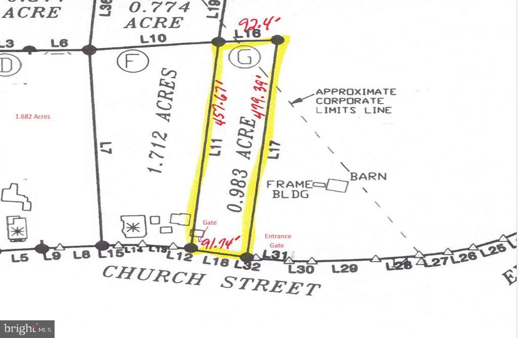 Timberville, VA 22853,LOT G CHURCH ST