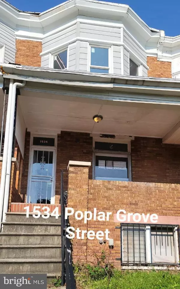 Baltimore, MD 21216,1534 POPLAR GROVE ST