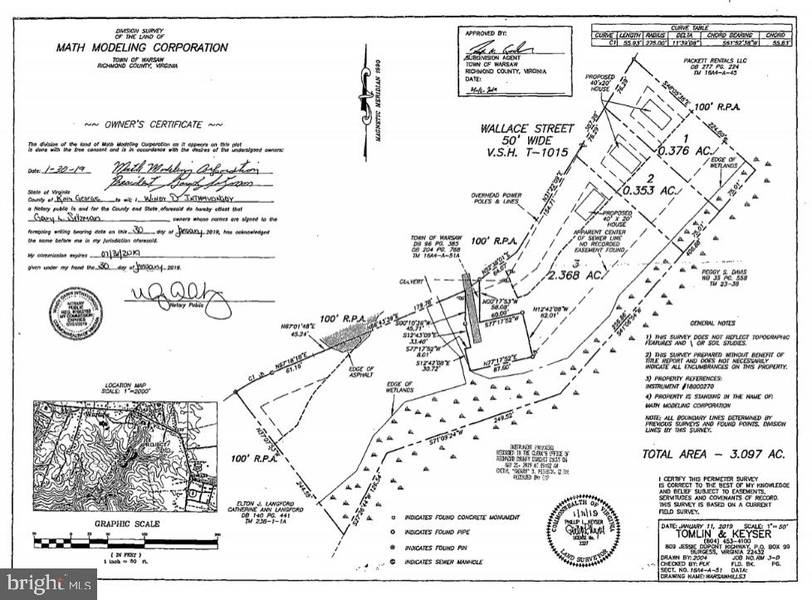 LOT 1 WALLACE STREET, Warsaw, VA 22572