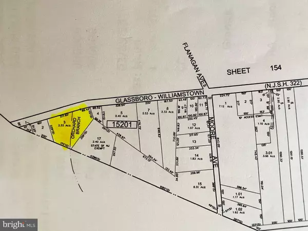 Williamstown, NJ 08094,GLASSBORO (BLOCK 15201, LOT 3 MONROE TWP) RD