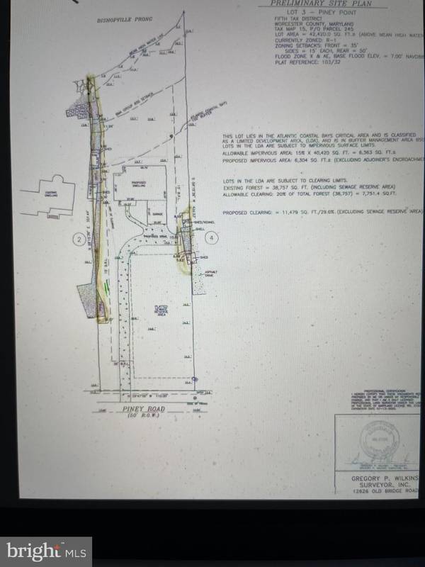 Bishopville, MD 21813,LOT 3 S PINEY POINT RD