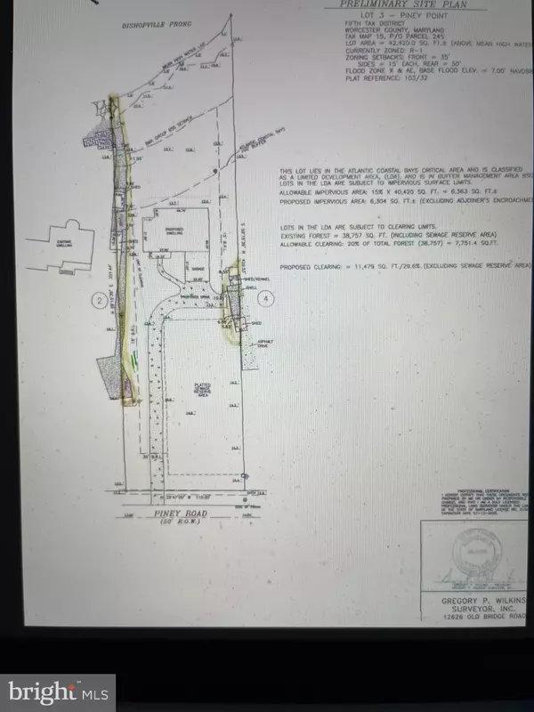 Bishopville, MD 21813,LOT 3 S PINEY POINT RD