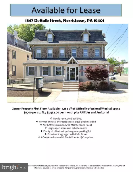 1547 DEKALB ST, Norristown, PA 19401