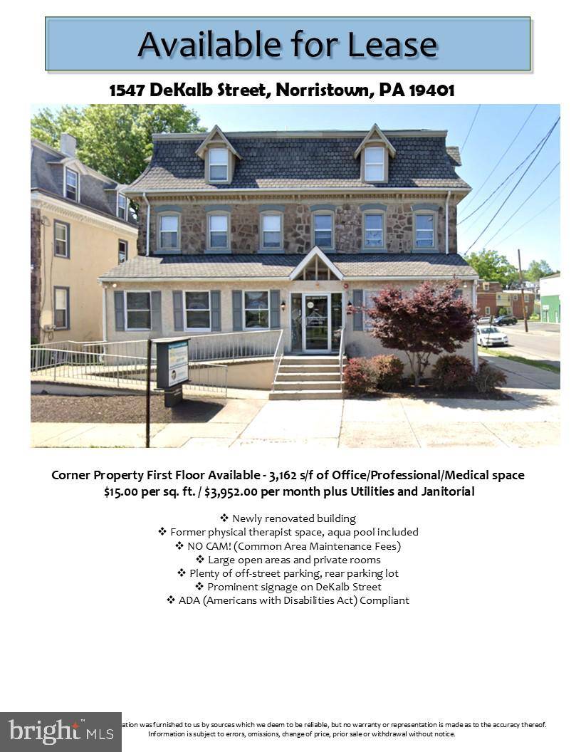 Norristown, PA 19401,1547 DEKALB ST