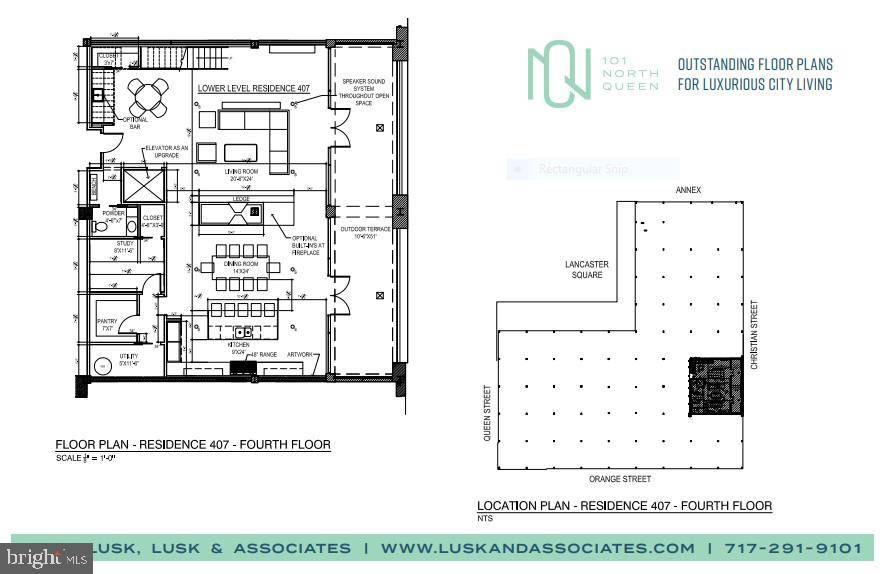 Lancaster, PA 17603,101 N QUEEN ST #407 PENTHOUSE
