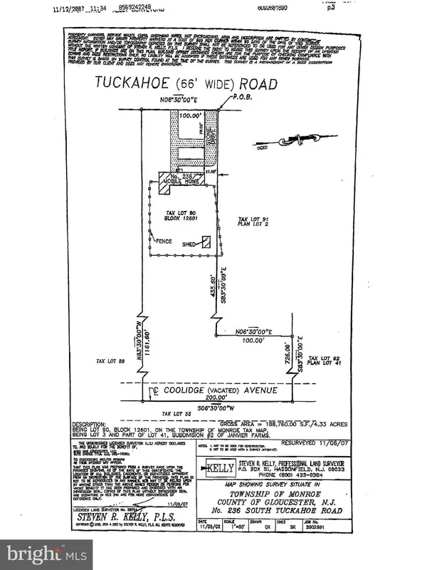 Williamstown, NJ 08094,236 S TUCKAHOE RD