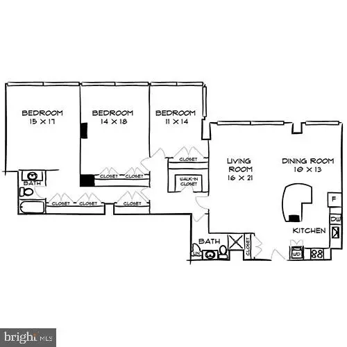 1815 JOHN F KENNEDY BLVD #2B-1415, Philadelphia, PA 19103