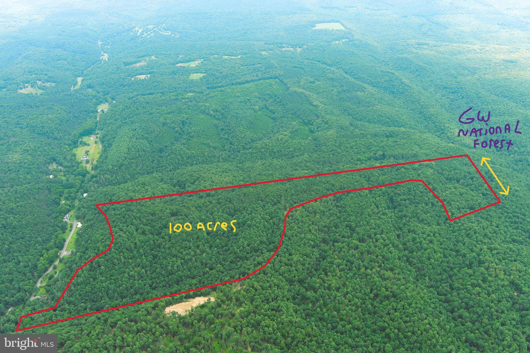 100 AC ON GEORGE WASHINGTON NATIONAL FOREST, Yellow Spring, WV 26865