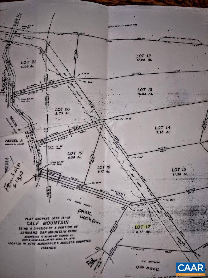 Crozet, VA 22932,LOT 17 WOODS GAP RD